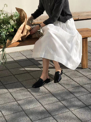 Cotton umbrella skirt