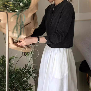 Cotton umbrella skirt