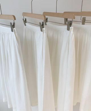 Cotton umbrella skirt