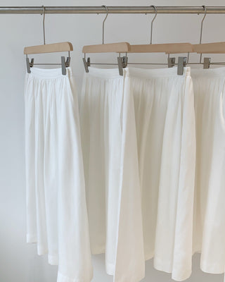 Cotton umbrella skirt