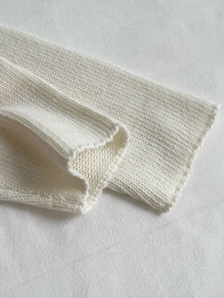 Wool knit top