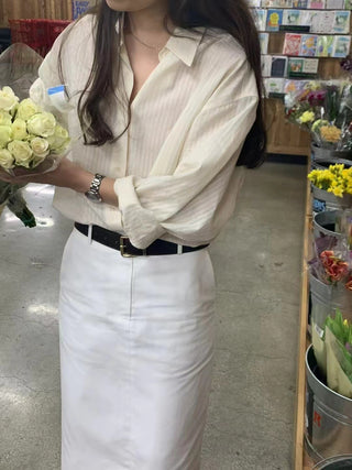 Western striped shirt