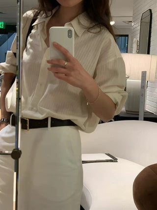 Western striped shirt