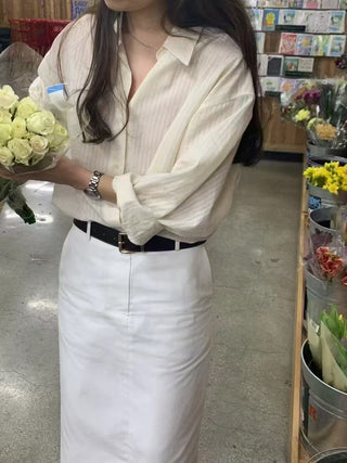 Western striped shirt