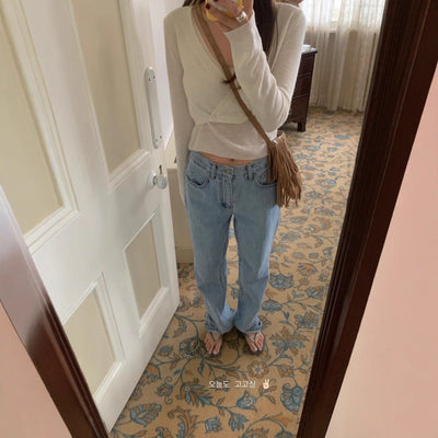 Wool knit cardigan