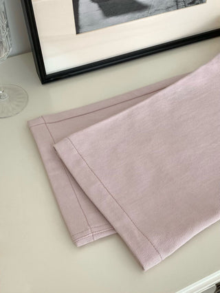Washed straight jeans