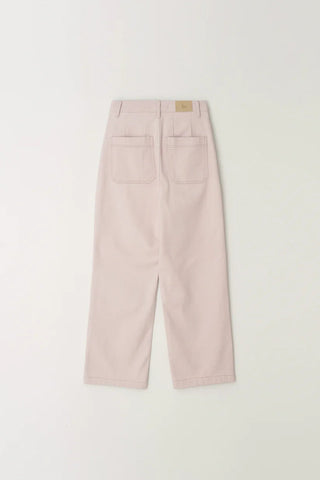 Washed straight jeans