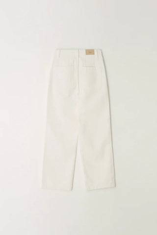 Washed straight jeans