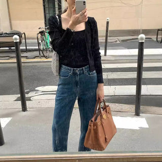 High waist jeans