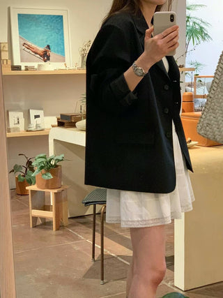 Wool suit jacket