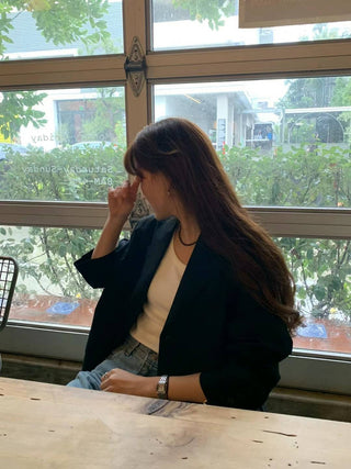 Wool suit jacket