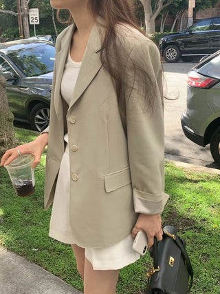 Wool suit jacket