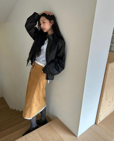 Ruffle edge skirt