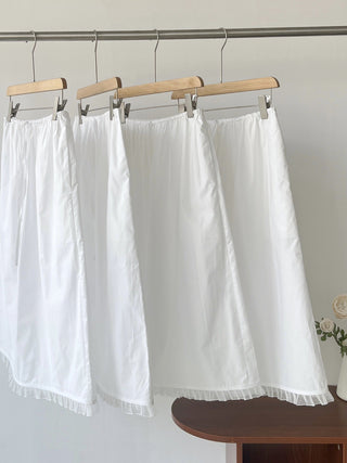 Ruffle edge skirt
