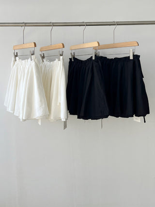 Elastic lace skirt