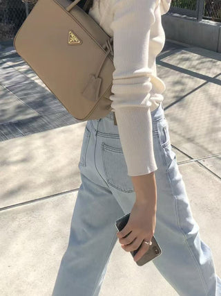Wide leg jeans