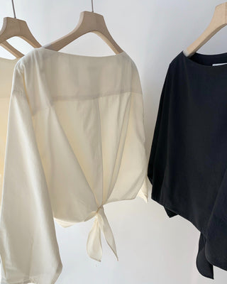 Back slit shirt