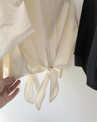 Back slit shirt