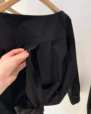 Back slit shirt