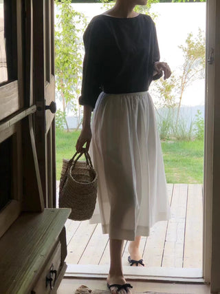Back slit shirt