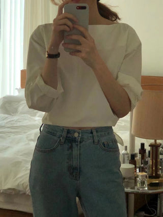 Back slit shirt