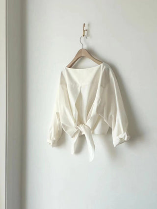 Back slit shirt