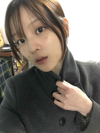 Military Stand Collar Flare Short Coat