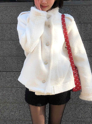 Boucle Knit Tight-Fit Shorts
