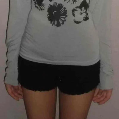 Sherpa Winter Elastic Waist Shorts