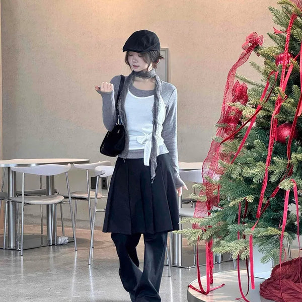 Classic Stripe Banded Tailored Slacks