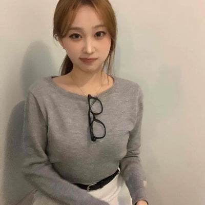 Soft Touch Slim Fit Round Neck Knit