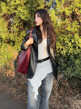 Reno Leather Casual Jacket
