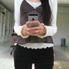 Romantic Shirred Frill Lace Puff Blouse