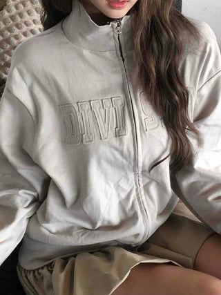 Feminine Pleated Cutout Elastic Waist Short Zip-up