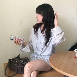 Belle String Shirring Blouse
