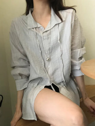 Belle String Shirring Blouse