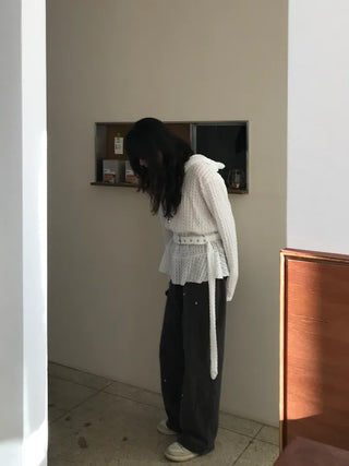 Cain Belt Long Sleeve Hoodie