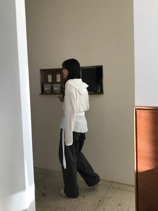 Cain Belt Long Sleeve Hoodie