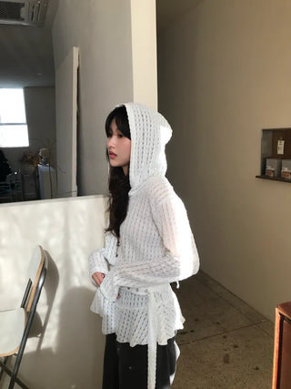 Cain Belt Long Sleeve Hoodie