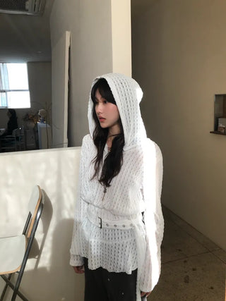 Cain Belt Long Sleeve Hoodie