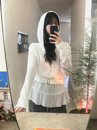 Cain Belt Long Sleeve Hoodie