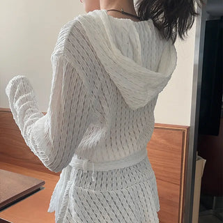 Cain Belt Long Sleeve Hoodie