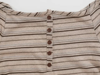 Haming Stripe Off-Shoulder
