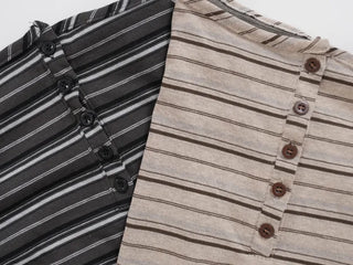 Haming Stripe Off-Shoulder
