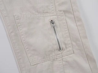 Who's multi-pocket bootcut pants