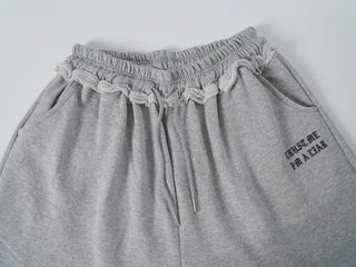 Lao Lettering Bermuda Shorts