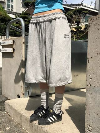 Lao Lettering Bermuda Shorts