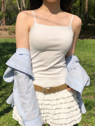 Solu Lace Crop Sleeveless