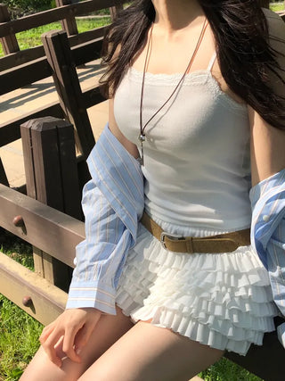 Solu Lace Crop Sleeveless