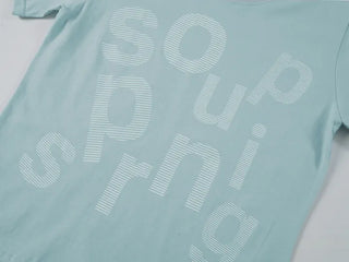 Rouchel Pring Lettering Short Sleeve T-shirt